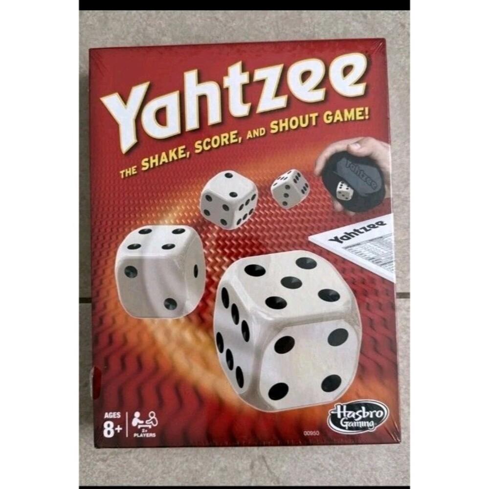 Hasbro Gaming Yahtzee Classic Dice Game Family Fun for Kids and Adults Ages 8+